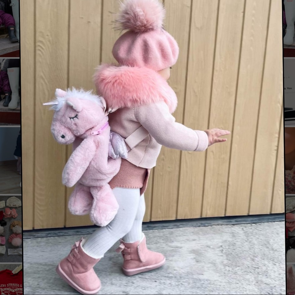 Baby backpack unicorn